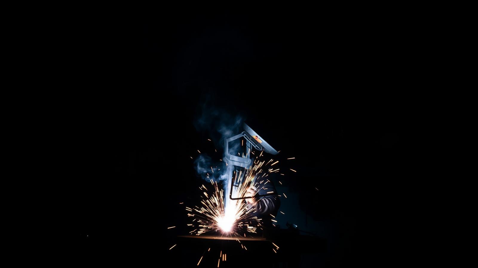 MetalPlast workshop — welder at work